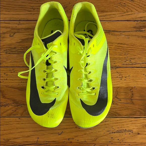 Nike Other - Nike Neon Yellow Sprinting Spikes 9.5